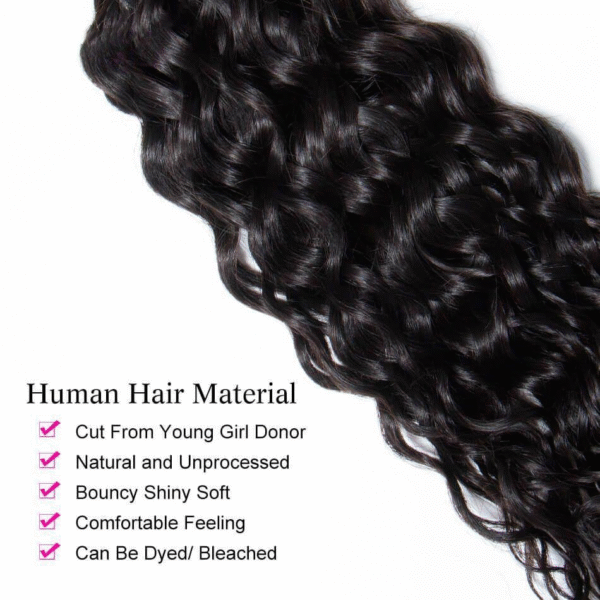 9A Water Wave Curly Human Hair Bundles - Image 6